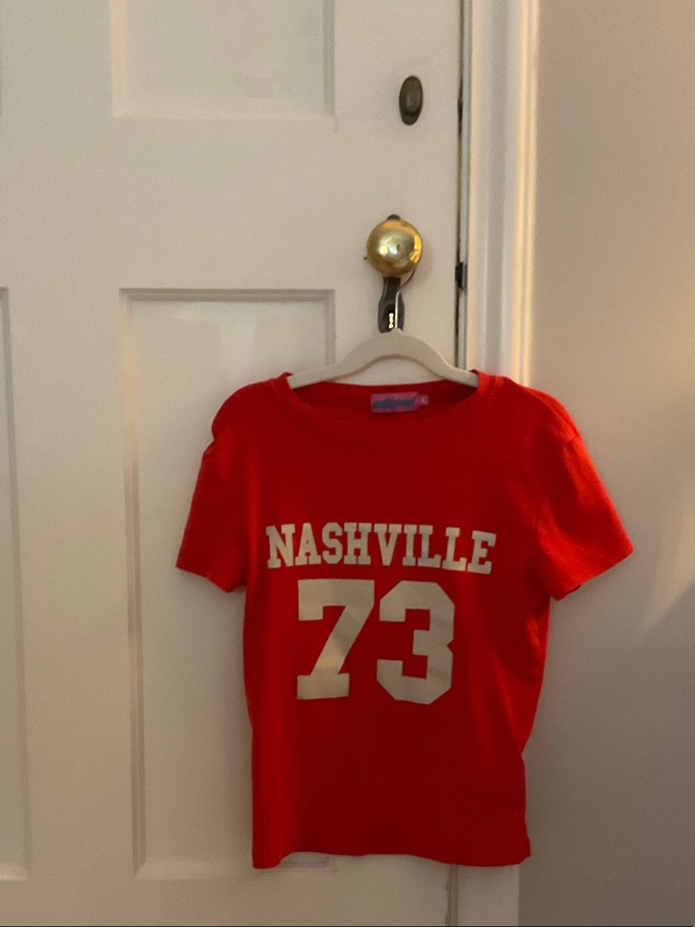 Edikted Red Nashville '73 women’s Short Sleeve Tee